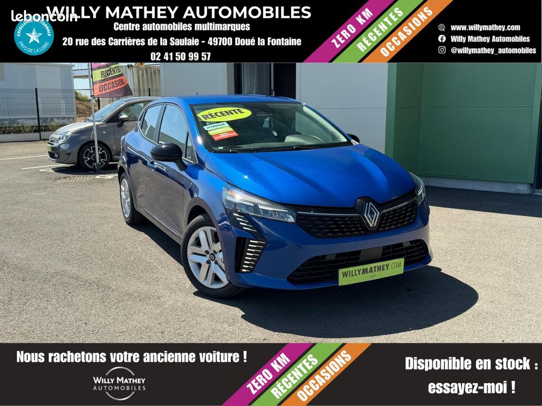 Renault clio 1.6 hybride 145 boite automatique radar de recul + climatisation + android auto - carplay (image 1)