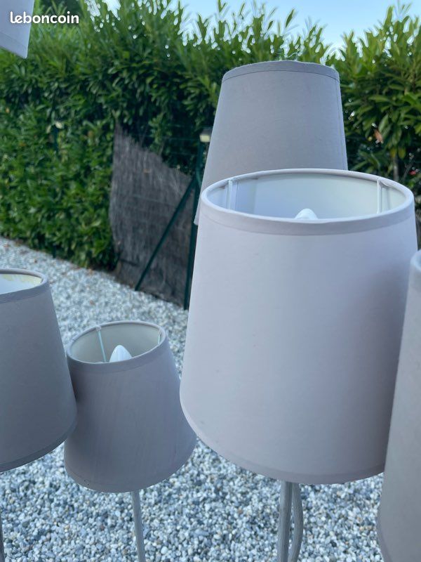 Lampe sur pied 5 abat-jours (image 5)