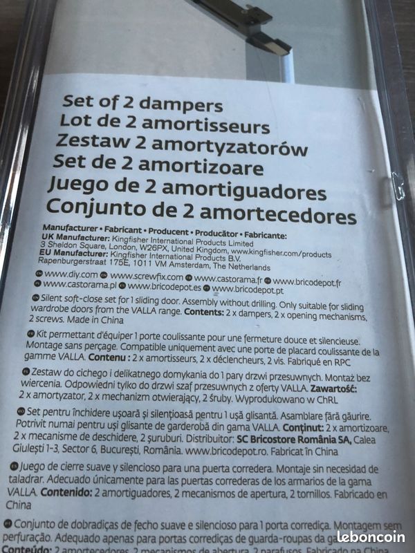 2 amortisseurs placard (image 3)