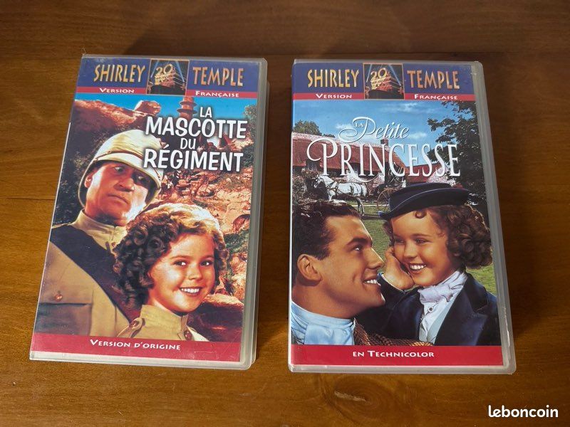 Lot de 2 VHS de Shirley Temple (image 1)