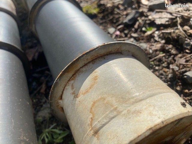 2 Barres rouleau métallique en acier de grande longueur (image 3)