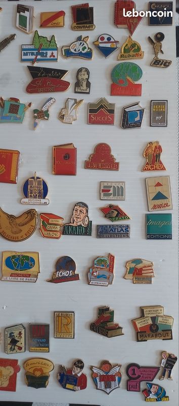 Lot 155 pin's collection PRESSE EDITION PAPETERIE (image 6)