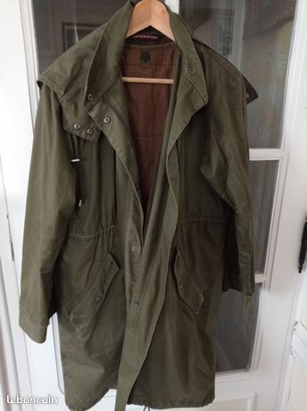Gilet Long Veste COMPTOIR DES COTONNIERS Taille S Noir | Veste D'hiver Bon état