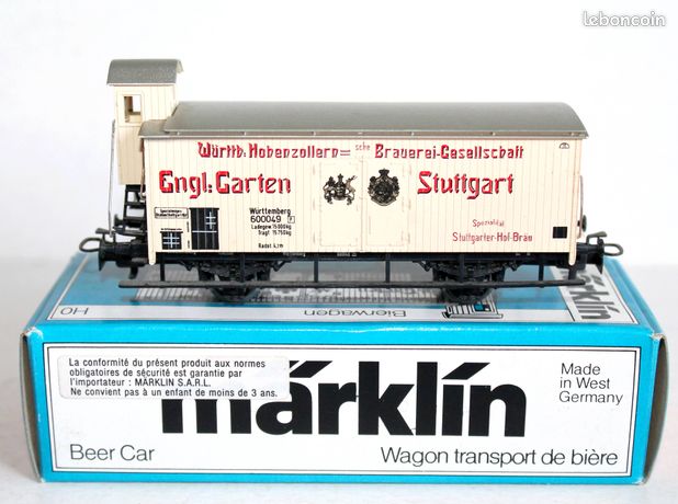 Marklin ho 4680 wagon refrigerant avec guerite kochersberg