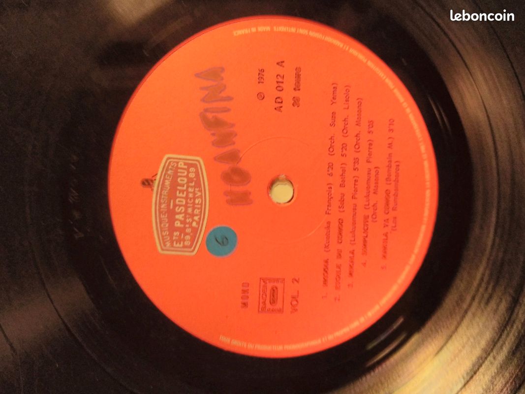 Vinyle lp escale au Congo volume 2 série "terrible" (image 3)