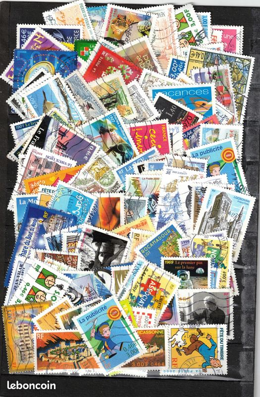 Lot timbres France oblitérés de 1942 a 1948 - Collection