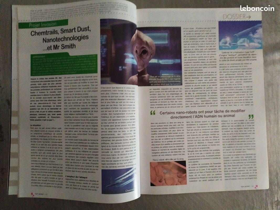 TOP SECRET MAGAZINE N° 50 Ovnis Orbs Lord Dowding Smart Dust (image 3)
