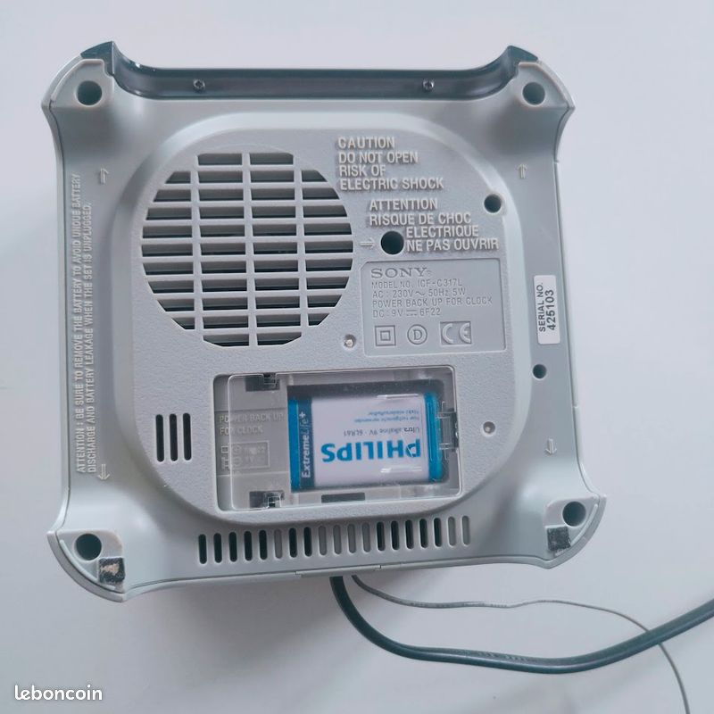Radio réveil Sony Dream Machine ICF - C317L (image 4)