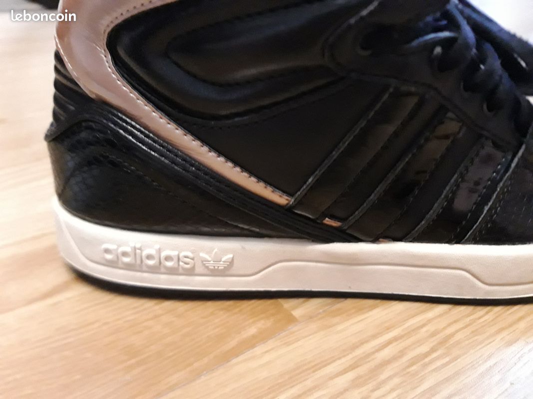 Basket Montante Femme Noire/Dorée ADIDAS Pointure 38 2/3 TRES BON ETAT (image 5)