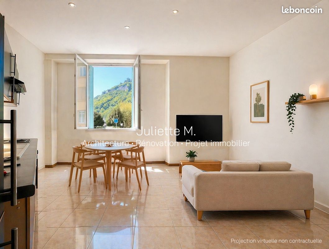 Appartement 2 pièces 44 m² · à Grenoble · 44 m² · 95 000 €