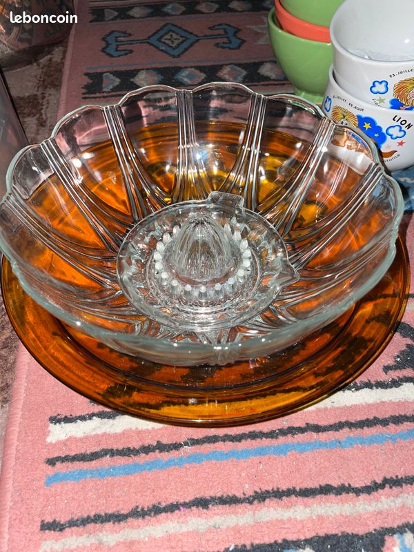 Ensemble plat/Saladier/ presse citron (image 2)