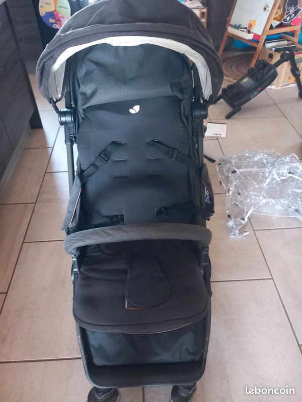 Poussette JOIE + cosy+ base isofix+ housse pluie (image 6)