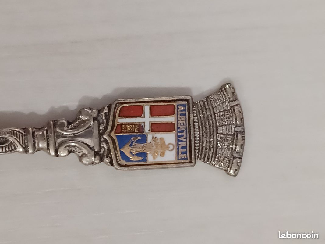 ANCIENNE PETITE CUILLERE De Collection Jeanne D'arc Porteuse D'etendard