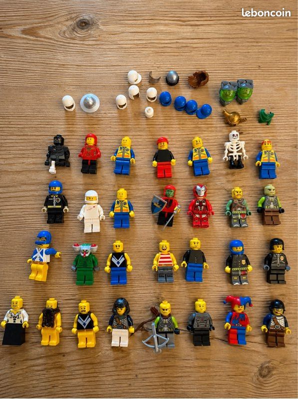 29 personnages lego + 3kg lego en vrac + accessoires (image 2)