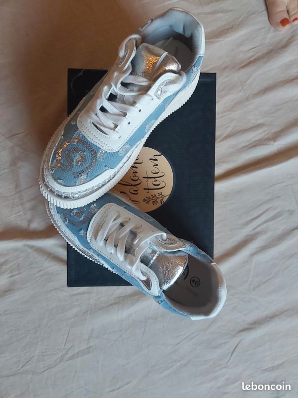 Baskets basses à talon compensé Paloma Totem Chaussures