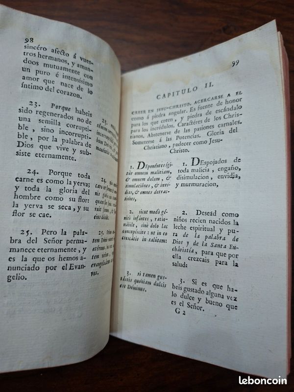 Rare 1787 – VERSION PARAFRÁSTICA DE LAS EPÍSTOLAS CANÓNICAS – RICARDO VALSALOBRE – MADRID (image 10)