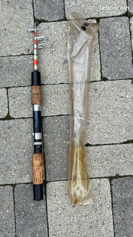 CANNE À PÊCHE A La Mouche En Bambou Et Cuivre Vintage Pezon Et Michel ? EUR 55,00 - FR
