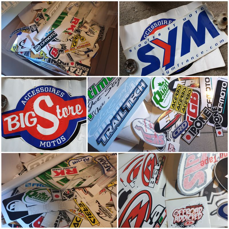 Stickers Autocollants différentes marque et modèle - Équipement moto