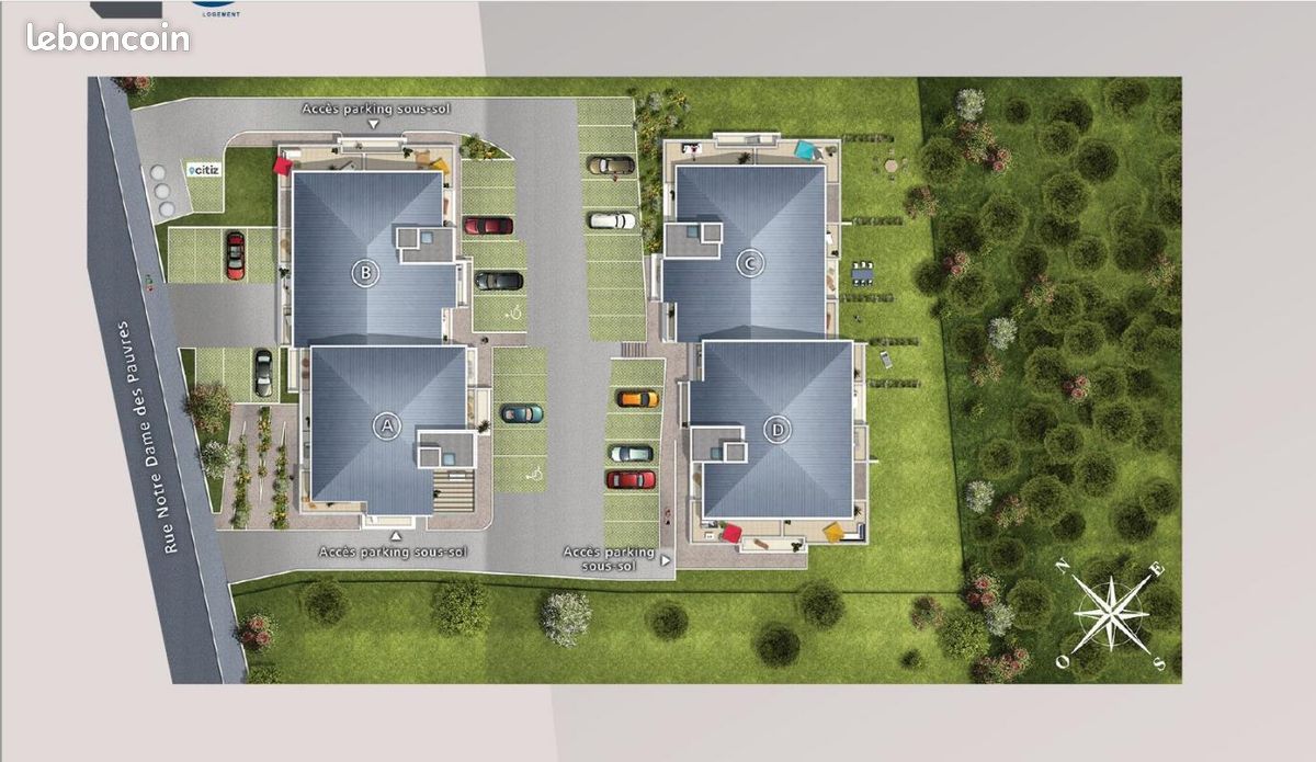 Appartement a louer vandoeuvre-les-nancy - 1 pièce(s) - 20 m2 - Surfyn