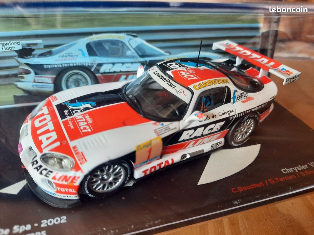 Minichamps 1/43 Dodge Viper GTS-R Daytona 2001 #114 - Comme Neuve