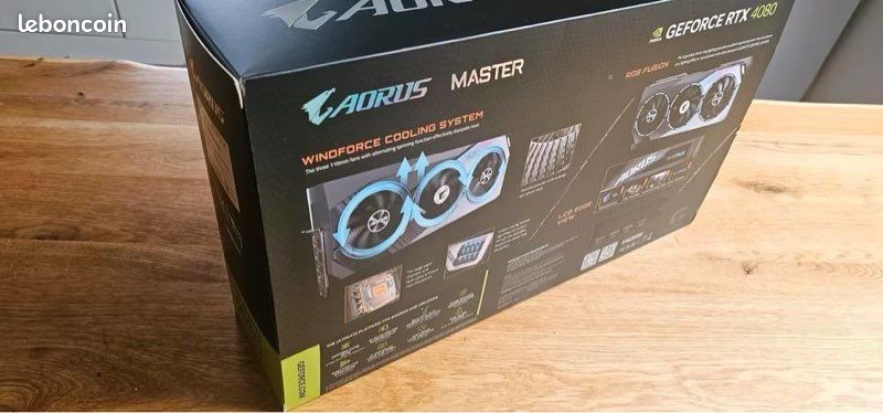 Carte graphique Gigabyte AORUS Master GeForce RTX 4080 16Go (image 7)
