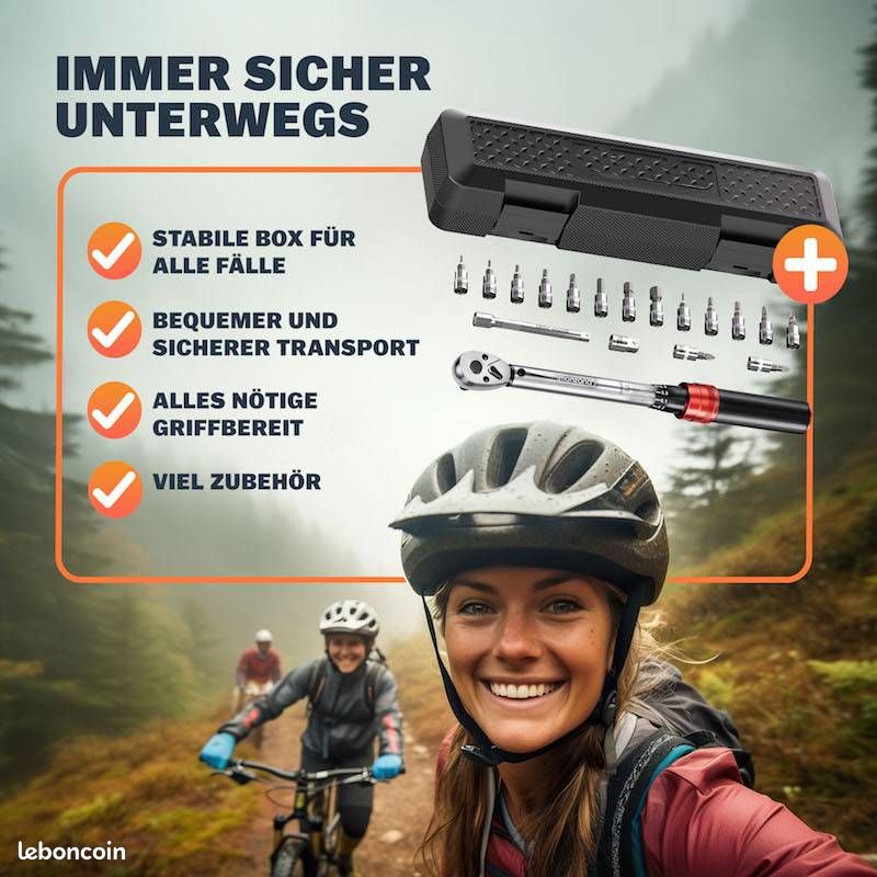Clé dynamométrique 1/4" 1-25 NM ±3% - vélo moto - Neuf - Livraison gratuite ⭐⭐⭐ (image 3)