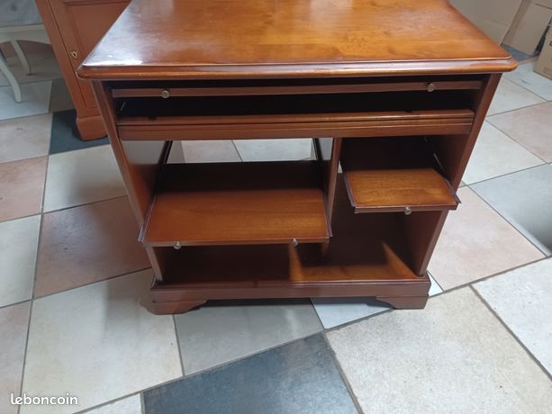 Meuble TV Vintage En Merisier – Années Rétro, 100cm, Pour écran Jusqu'à 40 Pouces, Très Bon état