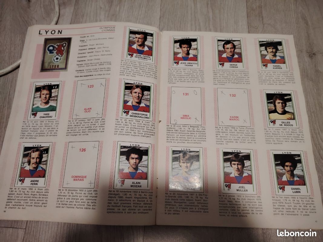 5 IMAGES FOOTBALL 81 ORIGINALES - équipe d'ANGERS - LOT 2 dont RABAH IDDIR... EUR 3,50 - FR