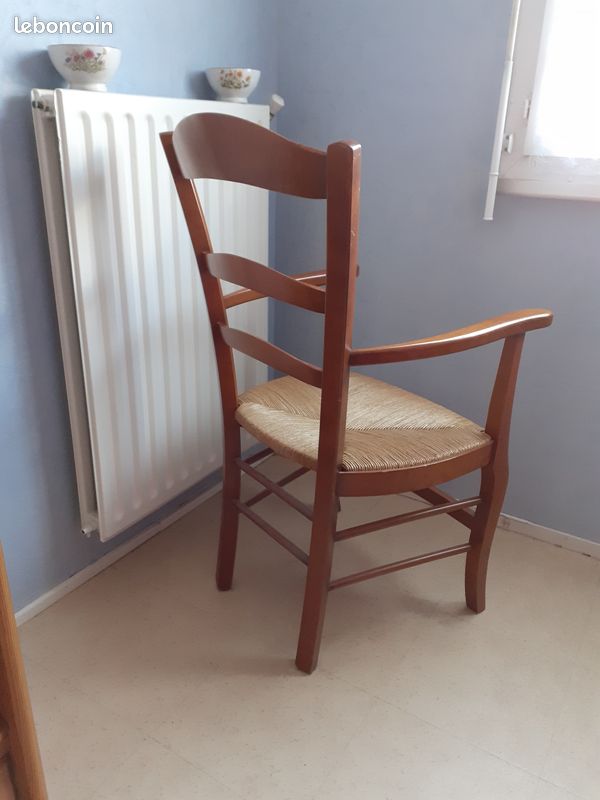 Fauteuil bois-osier (image 2)