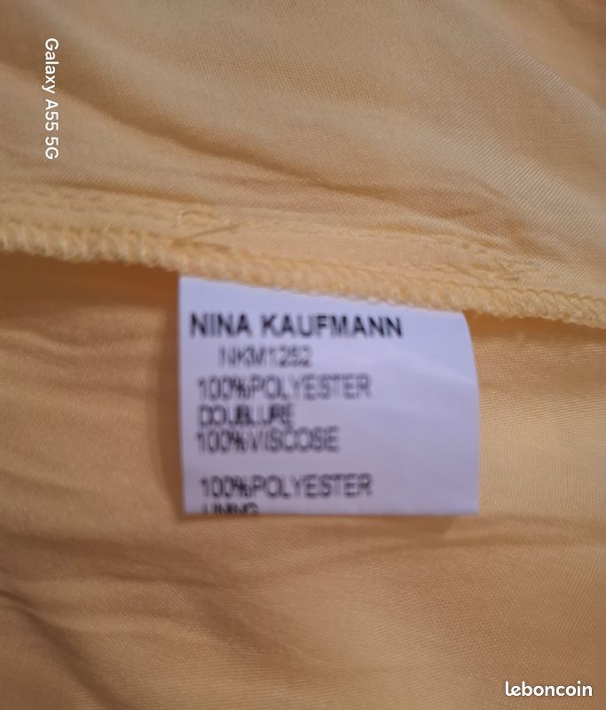 Robe longue imprimée Nina Kaufmann. Taille S mais taille 42 (image 10)