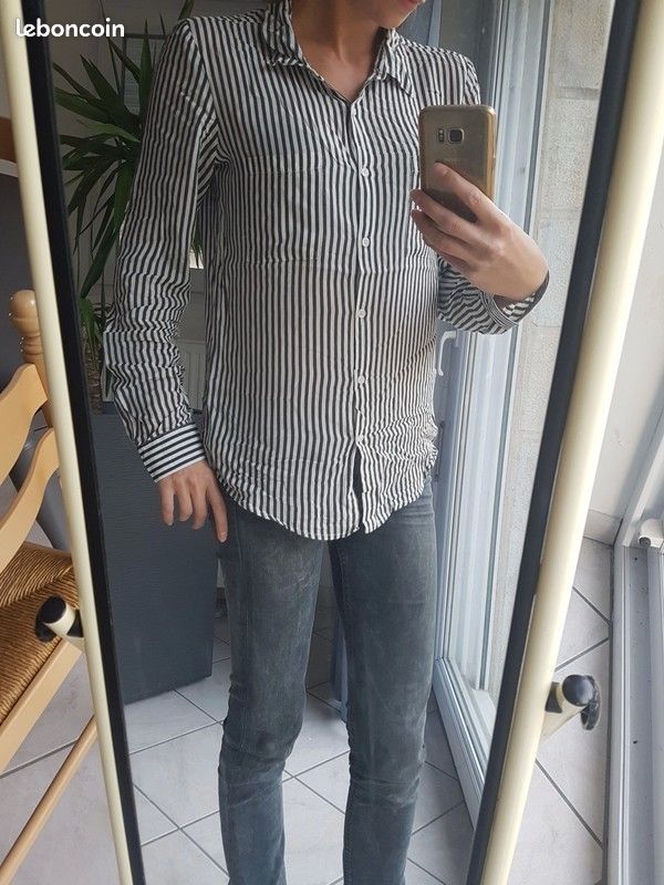 Chemise neuve à rayures (image 2)