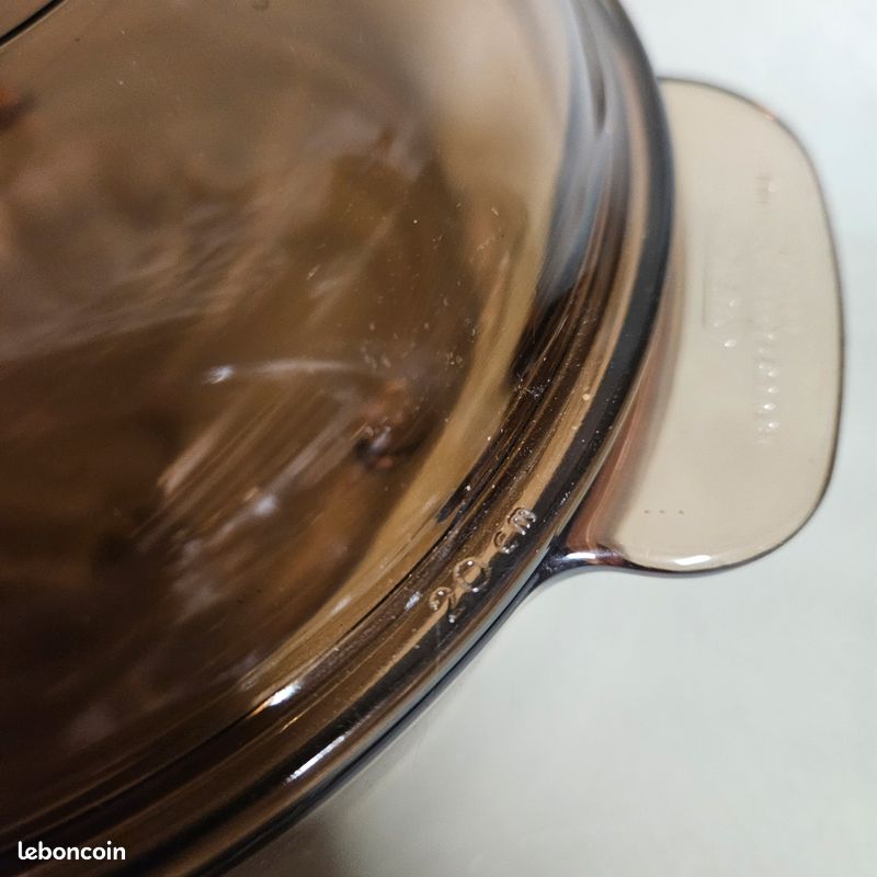 Cocotte vision corning france / plat brunisseur / 20 cm (image 3)