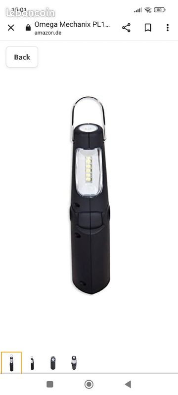 Lampe led rechargeable Omega Mechanix (image 1)