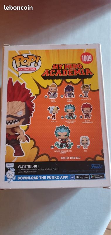 Figurine POP EIJIRO UNBREAKABLE (image 2)