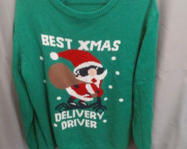 Pull d'hiver de Noël vert à motif 2XL femme carrefour Vêtements