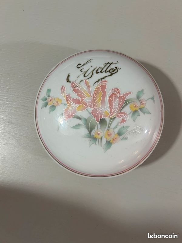 Bonbonnière porcelaine de Limoges vintage (image 1)