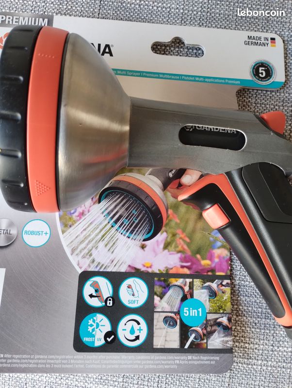 Gardena pistolet multi-applications premium (image 1)