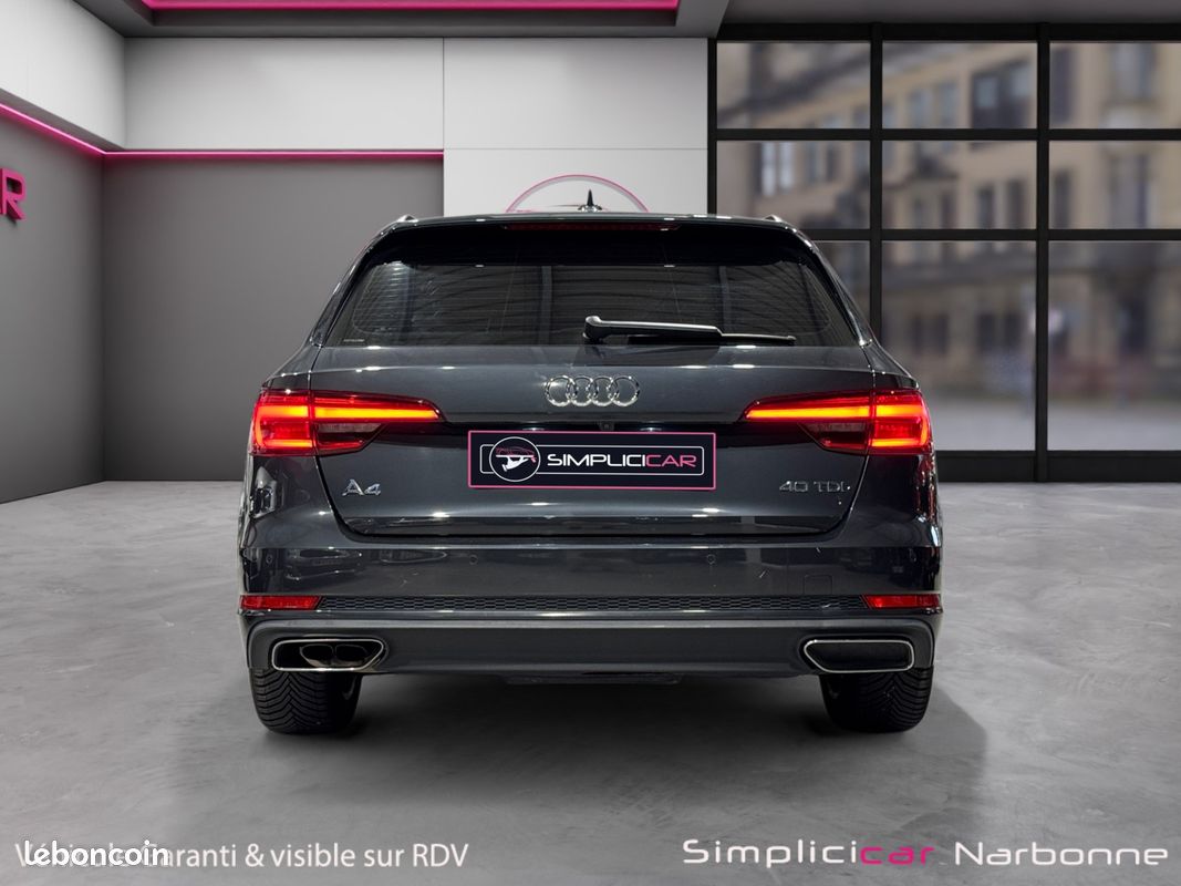 AUDI A4 AVANT 40 TDI 190ch S TRONIC BUSINESS LINE QUATTRO Garantie 12 mois Carplay Caméra de recul (image 8)