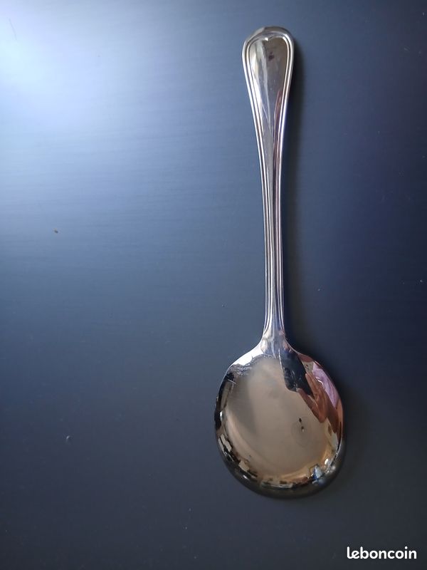 12 cuillères à glace en métal argenté (image 5)