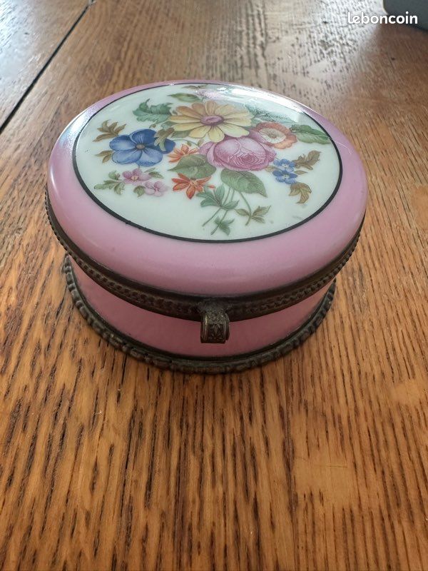 Ancienne boîte XIXeme porcelaine (image 2)