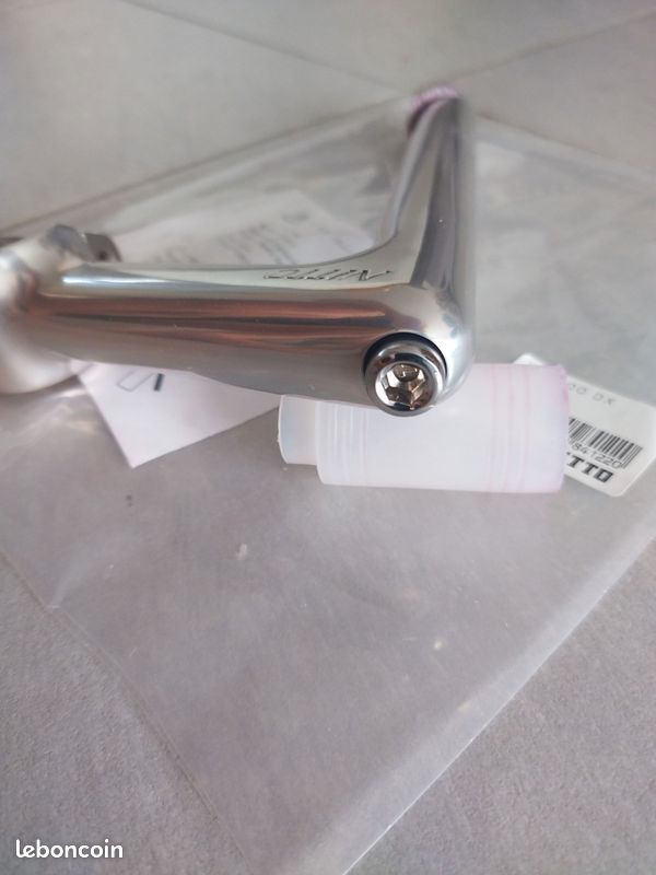 Potence Vélo Nitto NTC-A 90 Mm - Aluminium Argenté - Neuf En Emballage - Pour Vélo De Ville/routier