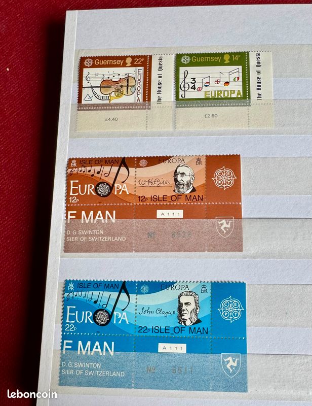 Philatélie : Timbres EUROPA 1985 – Collection complète (image 5)