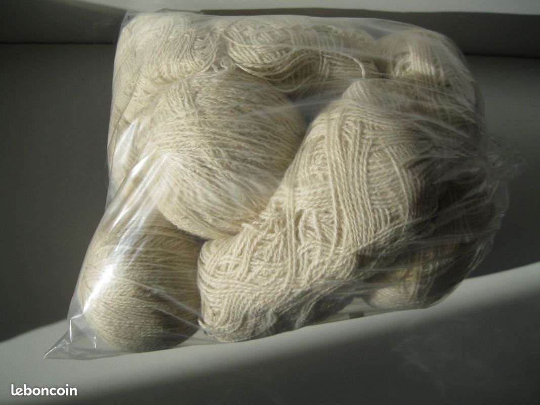Laine beige 325 g 6 pelotes (image 2)