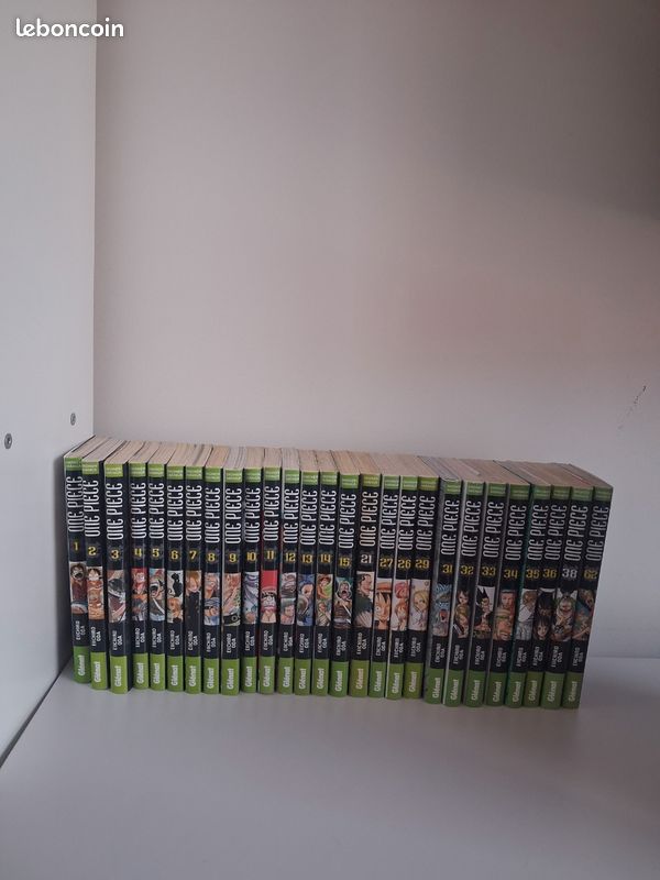 Manga One Piece lot de 46 tome tome 1 à 15 + 21 26 27 28 31 à 36 + 38 62 et 70 à 90 sans le 83 et 84 (image 4)