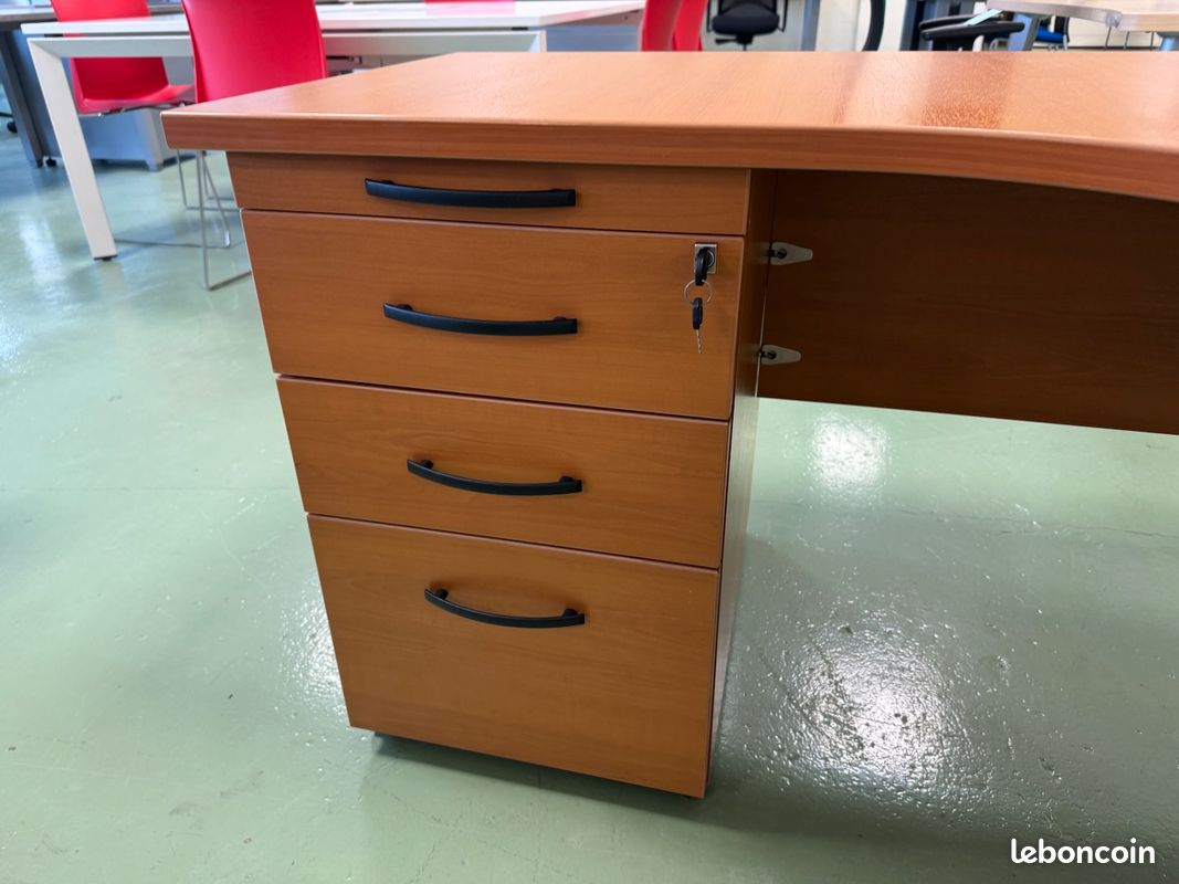 BUREAU d'angle + Caisson (+ LIVRAISON) (image 4)