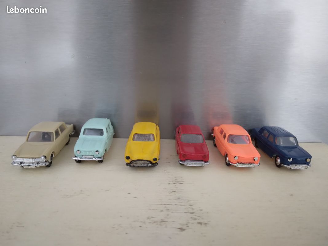 Lot De 50 Miniatures De Voitures Échelle HO/N – Modèles Plastique Pour Diorama, Train Miniature Et Paysage, Couleurs Aléatoires