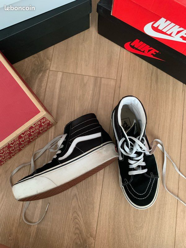 Vans montantes compensées femme Chaussures