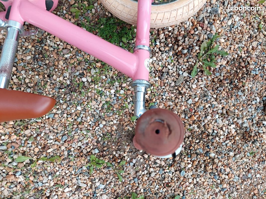 
Draisienne acier vintage Rose - Trybike (image 2)