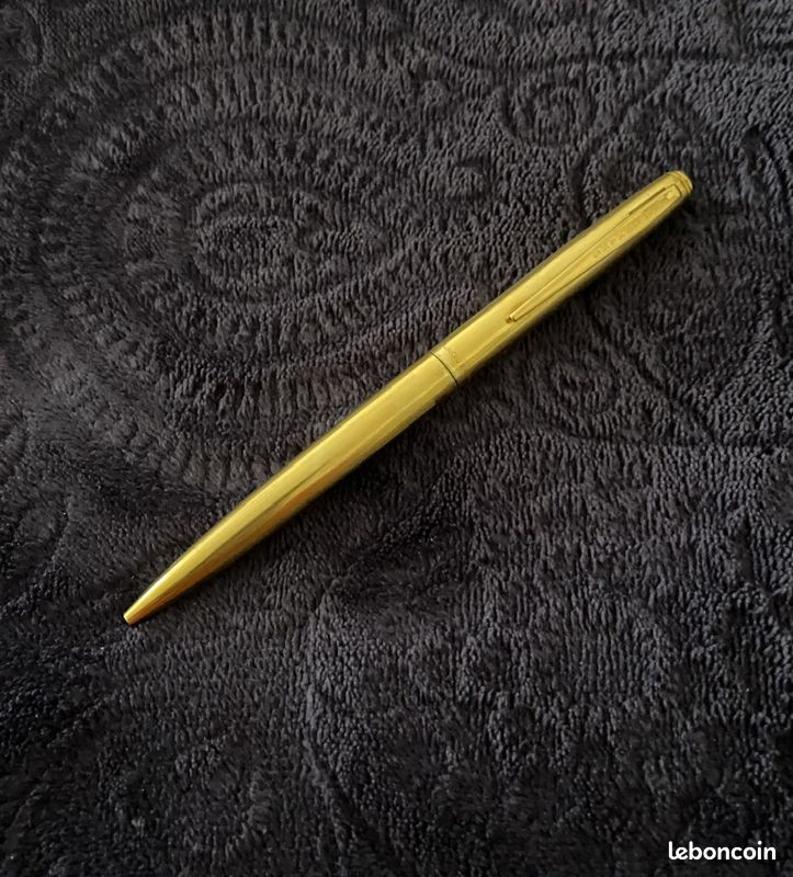 Stylo Waterman Etalon Plaqué Or Tressé - Bille/Roller, Neuf Ancien Stock Avec étiquettes