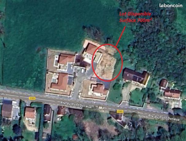 Terrain 700 m² Lozanne